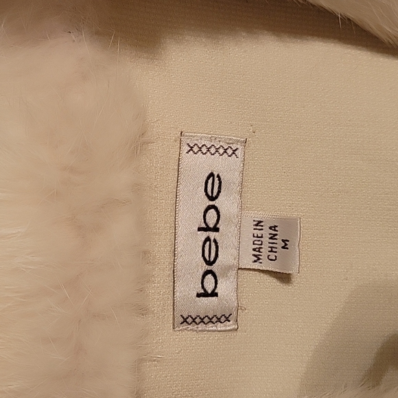 BEBE Rabbit Fur Corduroy Jacket - Picture 6 of 6